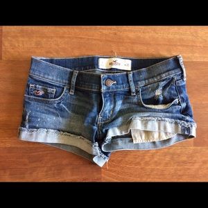 Hollister distressed shorts